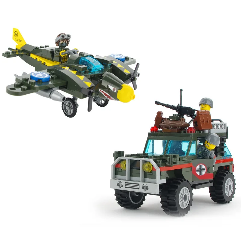 

E Model Compatible with Lego E1707 241pcs Jeep Models Building Kits Blocks Toys Hobby Hobbies For Boys Girls