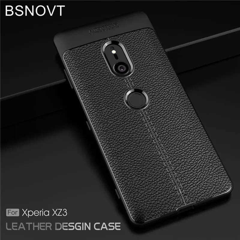 

BSNOVT For Sony Xperia XZ3 Cover Soft Silicone TPU Leather Phone Case For Sony XZ3 Case For Sony XZ3 Capa 5.7" Funda Capa Coque