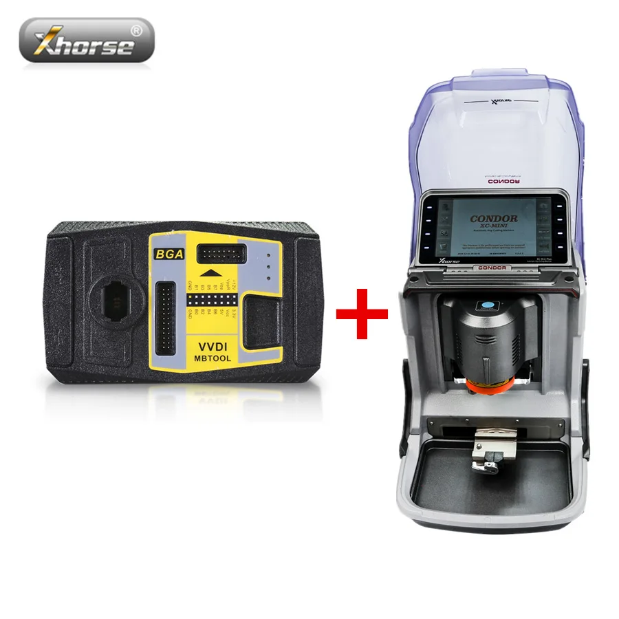 

Xhorse VVDI MB BGA TooL Including BGA Calculator Function Plus Xhorse CONDOR XC-MINI Plus CONDOR XC-MINI II Key Cutting Machine
