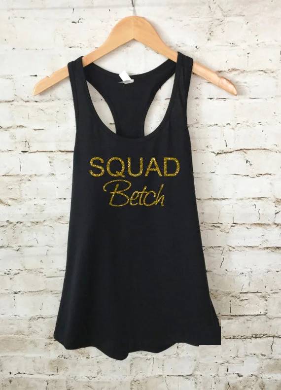 Индивидуальные блеск основной Betch подружек невесты Squad майка футболки курица Девичник футболки вечерние сувениры