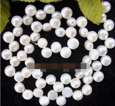 Xd j00270 5 пряди 4x7 мм белый жемчуг пресноводных roundel loose Бусы 14.5&quot | Дом и сад