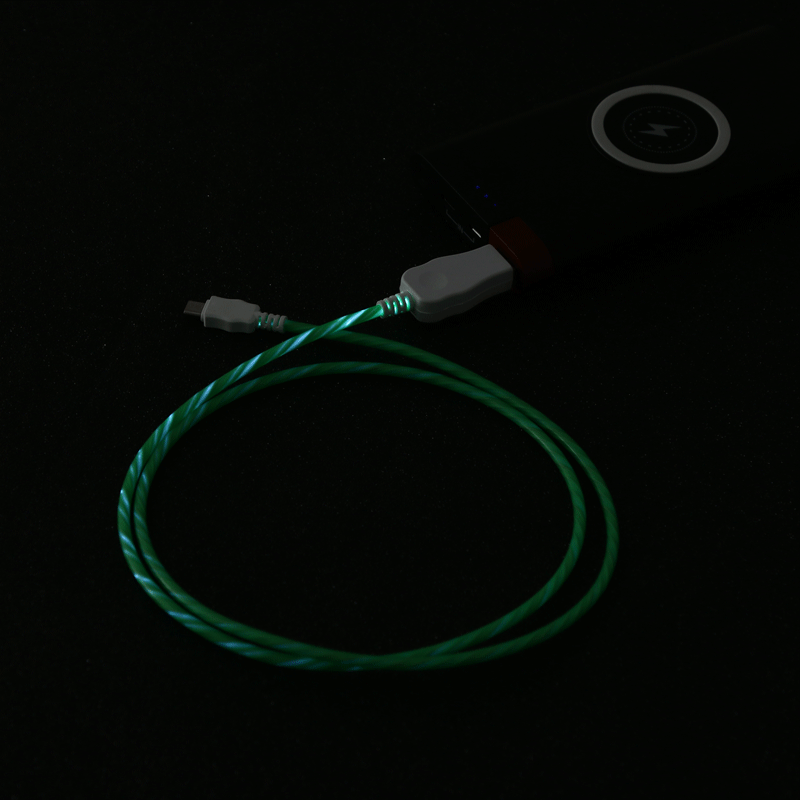 Лаконичный и vogue стиль Mircro кабель USB с подсветкой линии с светодиодный поток смарт-зарядки с синхронизацией данных 18#918