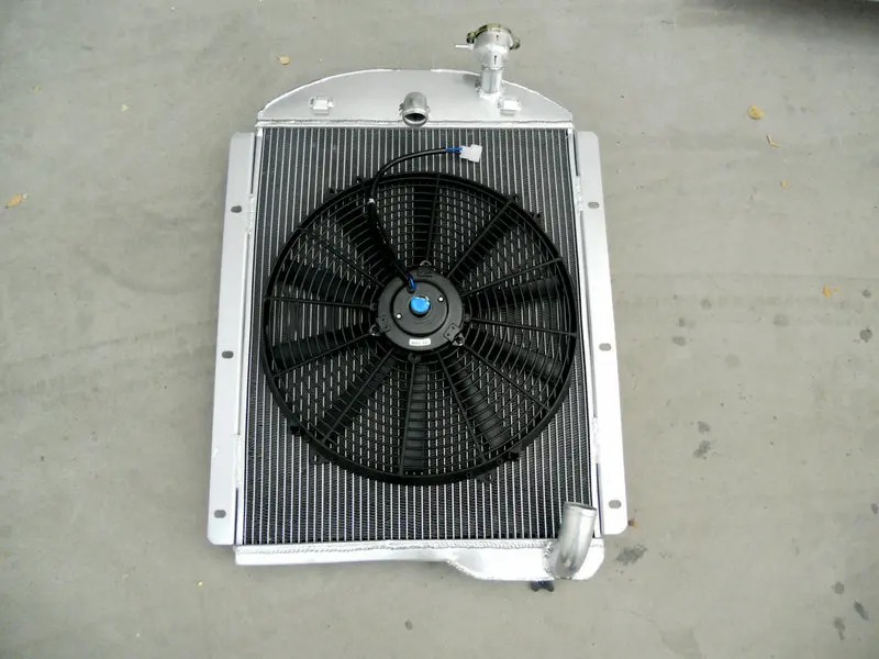 3 ROW Aluminum Radiator /& Fan for 1941-1946 Chevy Pickup Truck 42 43 44 45