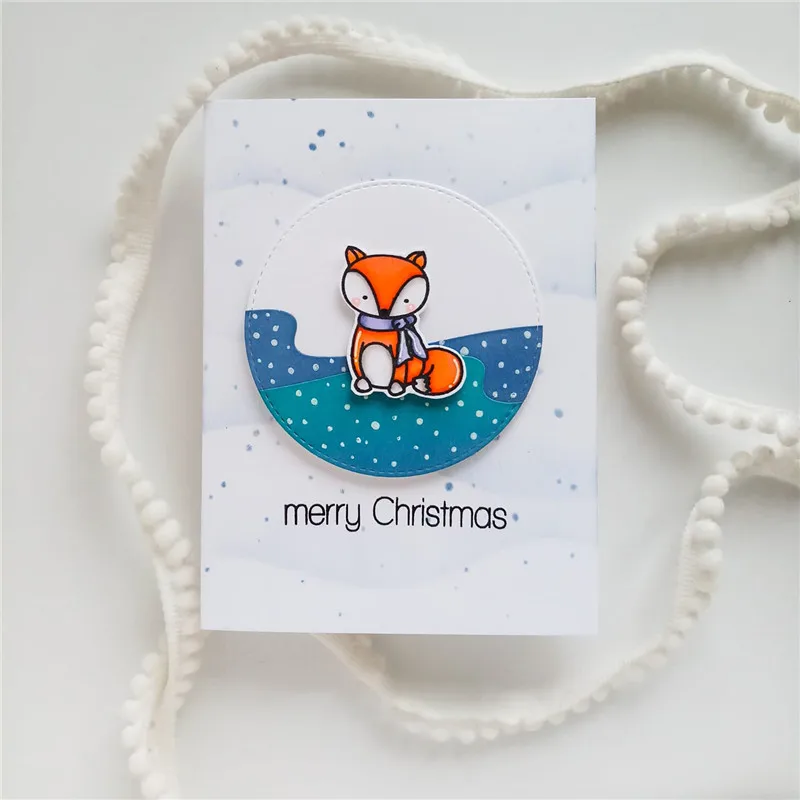 

Three Snowmen Fox Penguin Metal Cutting Dies for Scrapbooking New 2019 Die Cuts for Card Making Craft Dies Stitch Troqueles