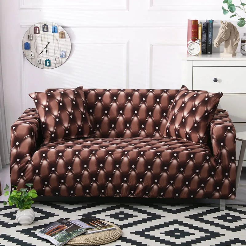 Эластичный чехол для дивана, хлопковая упаковка, все включено, Нескользящие Чехлы для дивана, для гостиной, секционный диван, полотенце, чехол для дивана, 1 шт - Цвет: Coloy24