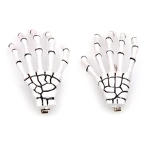 Горячая 3 комплекта моды кость руки скелета заколка для волос(белый