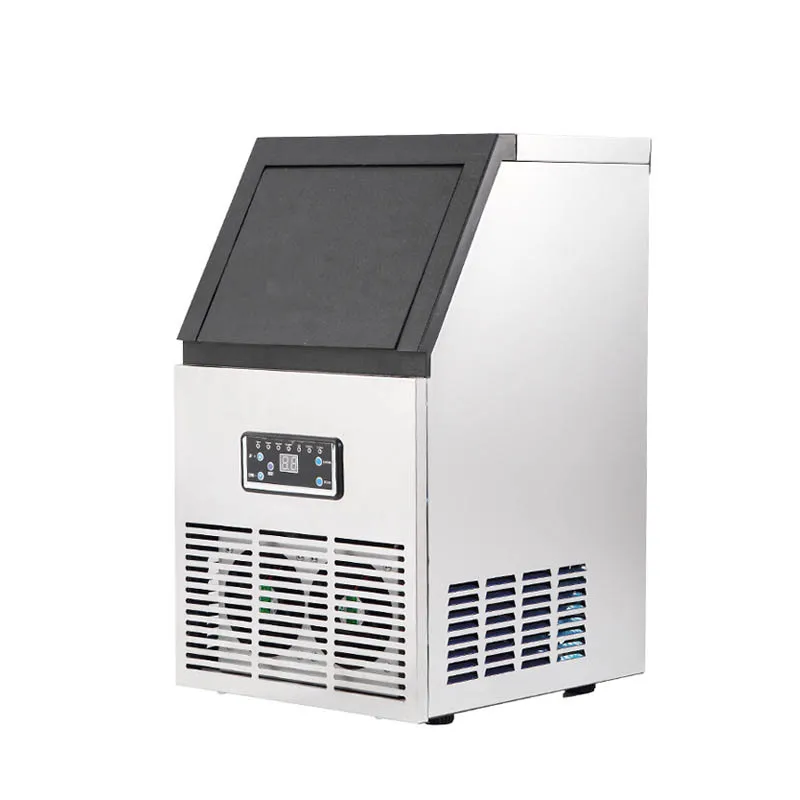 Jamielin Home Small Automatic Ice Machine Large Capacity 60kg/24h Ice Machine Commercial Ice