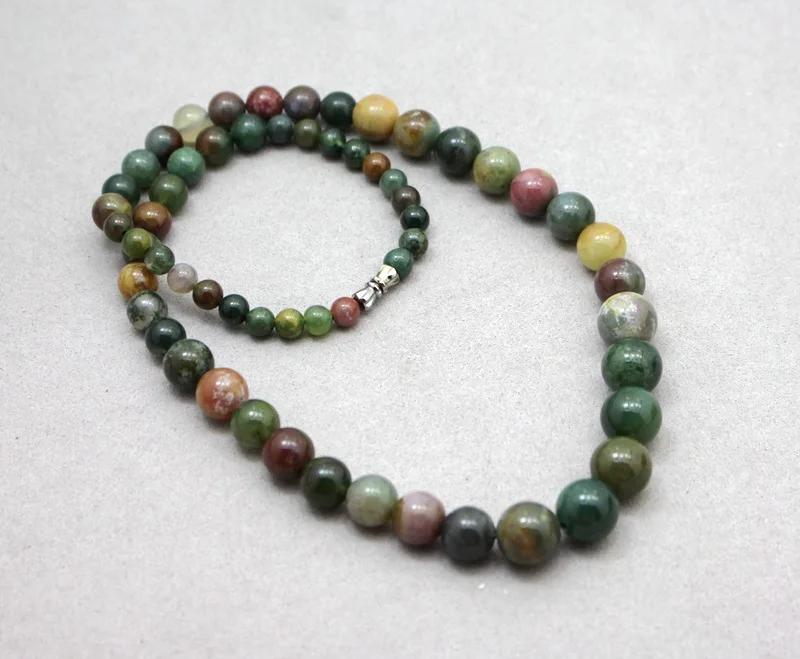 2016 Accessories 6 8 10 12 India Onyx Beaded Necklace Design Long Necklace Women Necklaces Pendant - Image 3