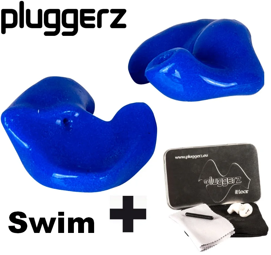 Custom gemaakt *** Pluggerz swim herbruikbare oordopjes water proof