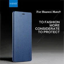 X-уровень Для huawei mate 9 Case роскошные Мягкие Силиконовые + Кожаный Защитный броня Флип Назад Телефона Чехол Для huawei Mate 8 Case крышка