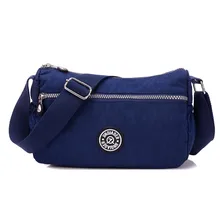 Нейлоновая женская сумка через плечо, модная сумка для девочек, женская сумка ярких цветов, повседневные дорожные сумки через плечо, сумка-мессенджер