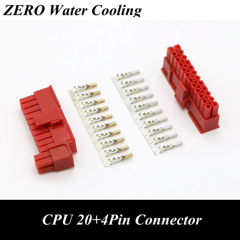 10 шт./лот 4 2 мм Шаг 5557 ЦП/ATX 20 + 4-контактный Штекерный разъем 250 шт. контактов клеммы.