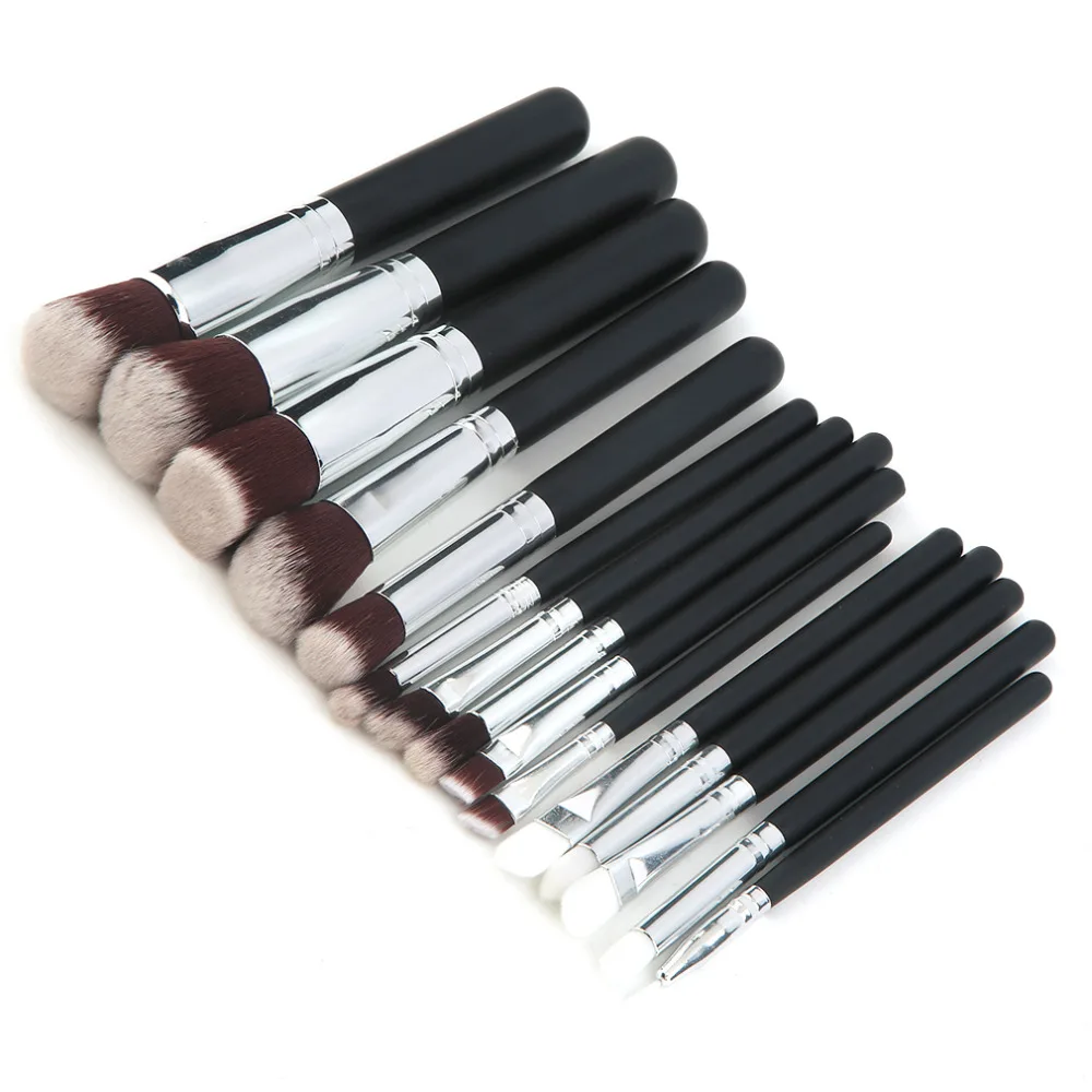 

New Style 15 Pcs Cosmetic Face Cream Powder Eyeshadow Eyeliner Makeup Brushes Set Powder Blusher Foundation Cosmetic Brush Tool