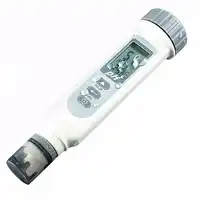 Digital pH Meter Tester w/ ATC Temperature C/F Auto calibration+Free 3 buffer solutions pH4.01 pH7.00 & pH10.01 with Pouch