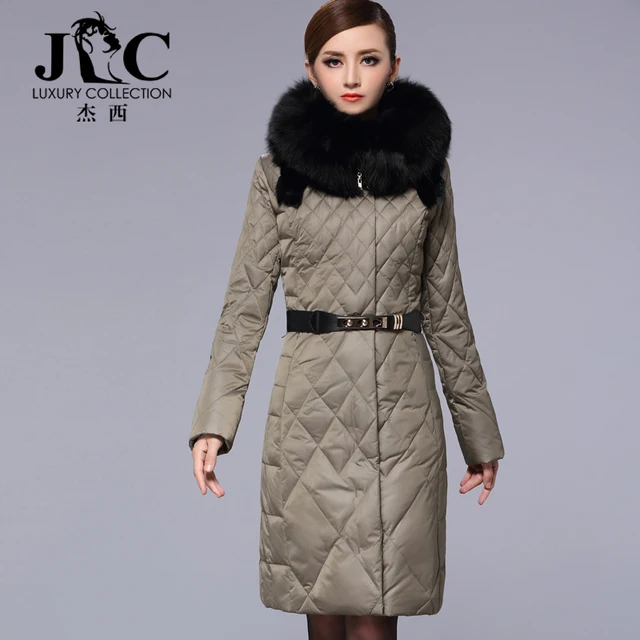 Cheap 2015 new Hot winter Thicken Warm Woman Down jacket Coat Parkas Outerwear Hooded fox Fur collar Luxury High long plus size 4XXXXL