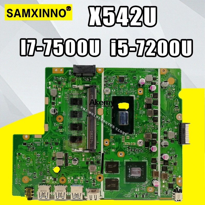 laptop Motherboard For ASUS  X542U X542UR X542UQ X542UN X542URR  Mainboard  I7-7500U i5-7200U (V2G) exchange!!! laptop Motherboard For ASUS  X542U X542UR X542UQ X542UN X542URR  Mainboard  I7-7500U i5-7200U (V2G) exchange!!!
