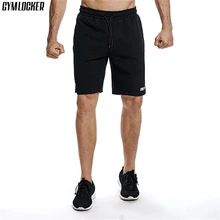 GYMLOCKER Высокое качество модные jogger шорты для женщин для мужчин's тренажерные залы бодибилдинг slim fit мужской печати фитнес повседн