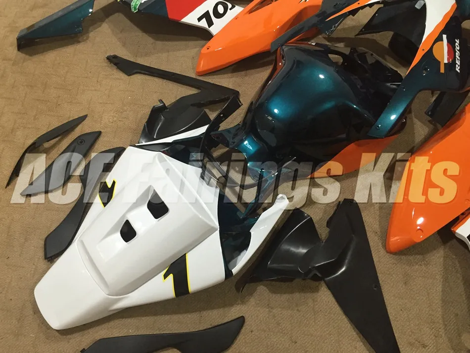 АБС Кузов обтекатель комплект подходит для Honda CBR1000RR 04 05 Обтекатели мотоцикл части CBR1000 RR 2004 2005 пользовательские repsol Горячая