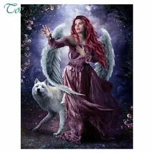 3d Волк фотографии Пользовательские Diy алмазов картина комплект полный горный хрусталь 5D квадратный алмазов Crossstitch вставить вышивка алмаз