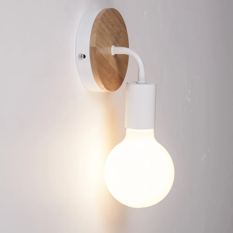 ygfeel lmparas de pared moderno estilo nrdico simple madera maciza ac90 260v e27 titular con g95 incandescente bombillas interior iluminacin en - Lamparas De Pared ygfeel lmparas de pared moderno estilo nrdico simple madera maciza ac90 260v e27 titular con g95 incandescente bombillas interior iluminacin en - Lamparas De Pared