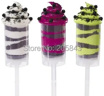 

30 pcs/lot Push Up Pop Container Cake Pop Containers Push Up Cake Pops Round Shape