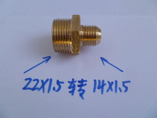 High pressure cleaning machine tube modified 380 type to 58 adapter outside M14X1.5 turn M22X1.5 | Обустройство дома