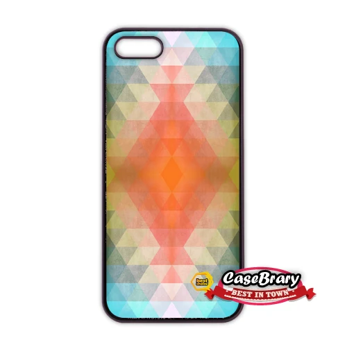 Mint Orange Geometric Geometry Lovely Case For Apple
