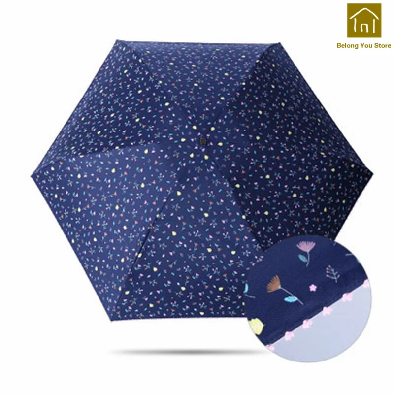 

Paraguas Mini Pocket Umbrella Light Super Folding Sun Umbrellas Rain Outdoor Parasol Sombrinhas Mulher Rain Tool SKW003