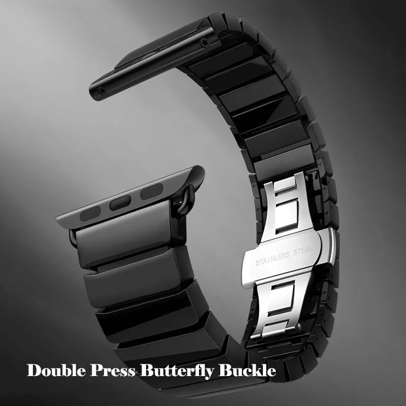 Ремешок керамический UTHAI A08 для APPLE Watch 4/3/2/1 42 мм/38 мм|Ремешки часов| |