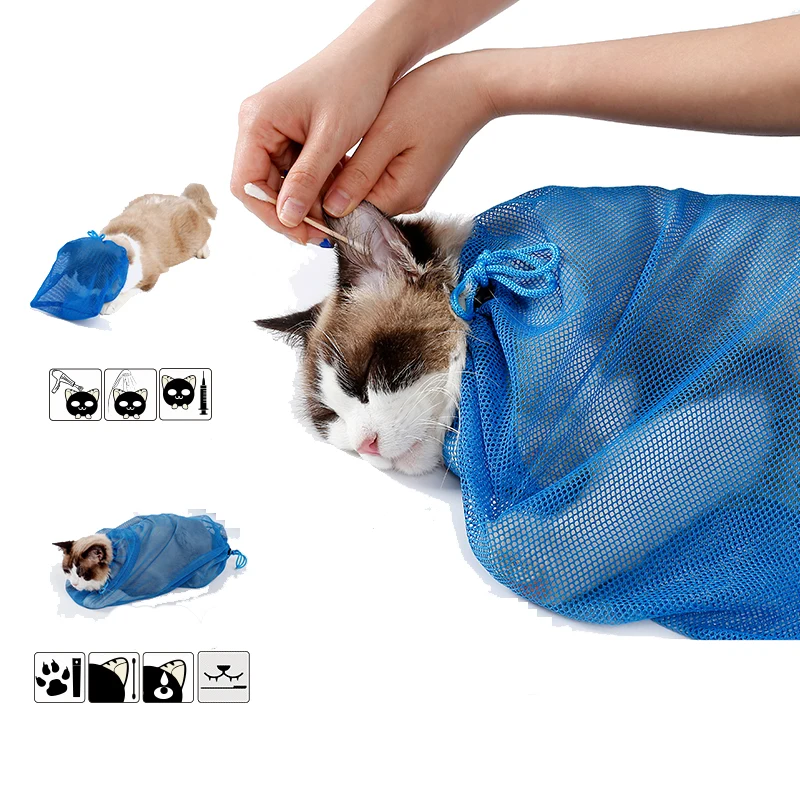 Buy Upgraded Version Cat Grooming Bag Adjustable Mesh