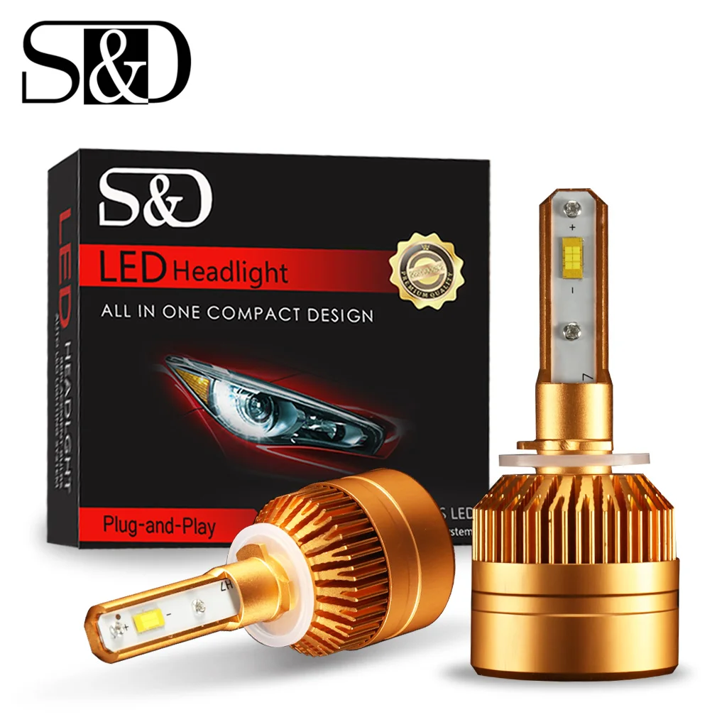2 шт. Автомобильные светодиодные лампы 880 881 H27 12000 лм 12 В 24 В|led headlight bulb|881 h27headlight bulb |