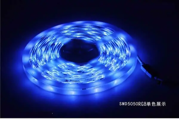 10 компл./лот Новый RGB Светодиодная лента Водонепроницаемый 5 м SMD 5050 300