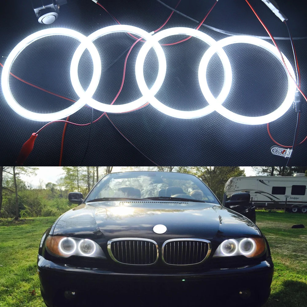 Special fit for BMW Angel Eye Halo Light 3014SMD led ring for E46 3