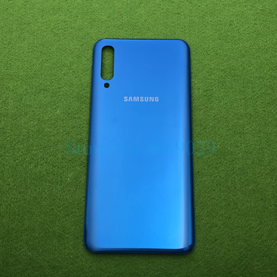 Для SAMSUNG Galaxy A50 A505 SM-A505F A505F-DS Задняя стеклянная крышка для батареи задняя дверь Корпус чехол A50 заднее стекло