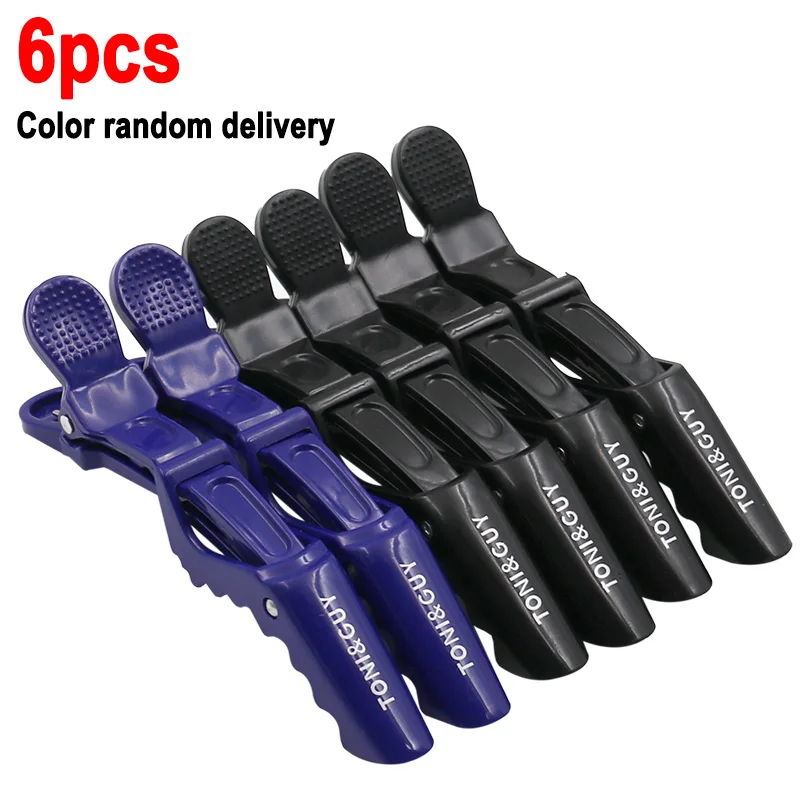 6pcs Alligator Hair Clip Crocodile Clips Styling Tools Salon Color Cutting Extension Care tool Bow Hair Clips