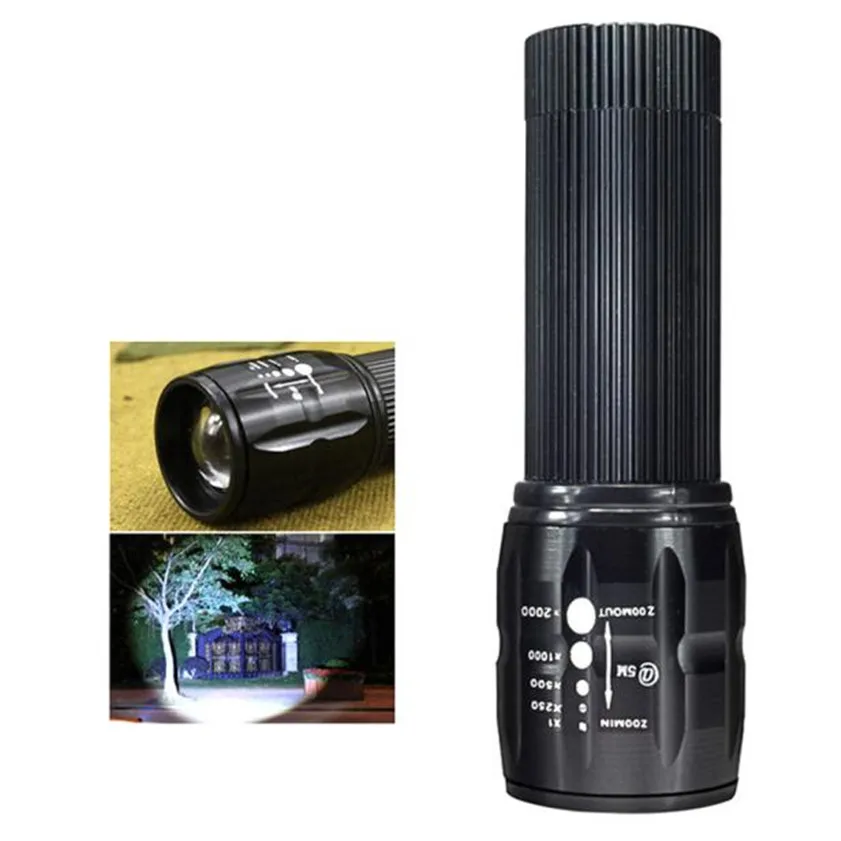 

Super IPX-55 Waterproof Rating LED Outdoor Tactical Flashlight Waterproof Rechargeable Flashlight Drop shipping