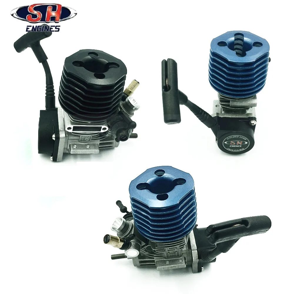 

1pcs Taiwan SH-18 Class SST Race Speed/Unlimited Off-road Vehicles/Trolleys and Other Vehicles 1/10 Methanol Engine