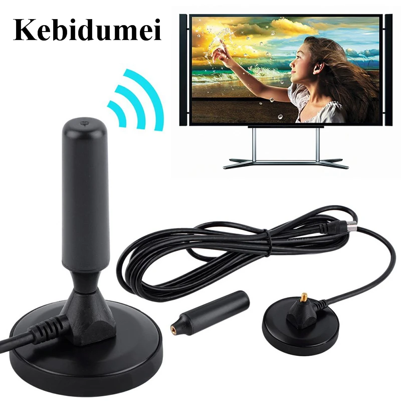 

Kebidumei Professional Indoor Gain 30dBi Digital DVB-T/FM Freeview Aerial Antenna Digital Wireless Television Antennas for HDTV