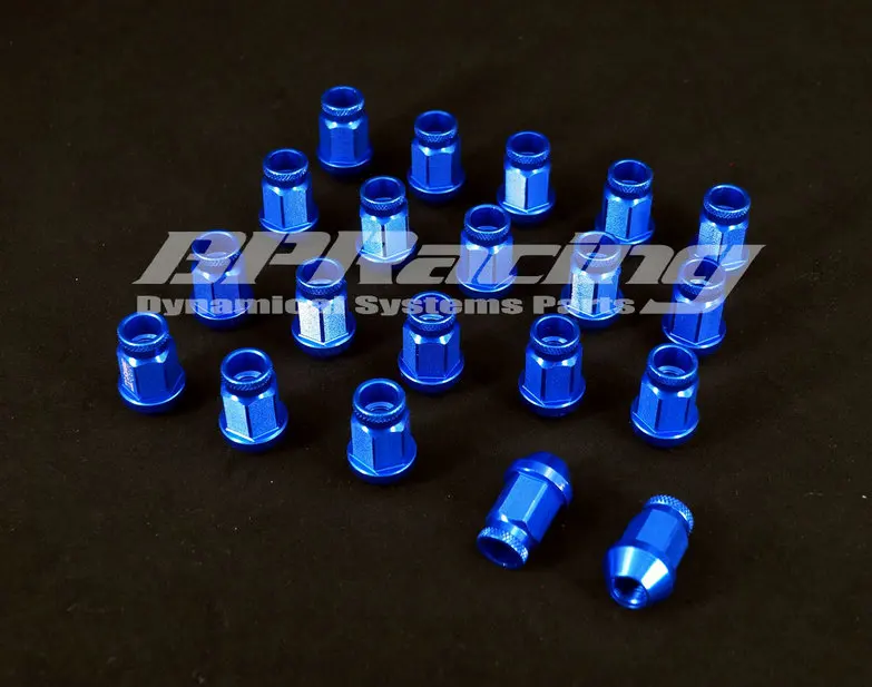 

20pcs JDM M12 x 1.5 Racing Lug Wheel Nuts Screw For Honda Ford Toyota blue