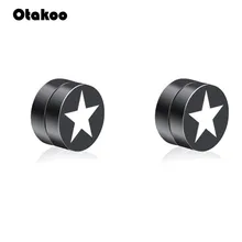 Otakoo магические сильные магнитные серьги для мужчин, Модные без отверстия, серьги-гвоздики для бойфренда, ювелирные изделия, безболезненные аксессуары в стиле панк