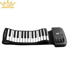 PA88 88 Keys MIDI Flexible 140 Tones Electronic Roll Up Folding Piano Built-in Speaker with Battery