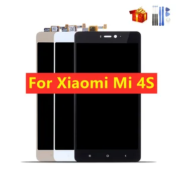 

100% New For Xiaomi Mi4S LCD Display Touch Screen Digitizer Assembly Replacement with Frame For Xiaomi Mi4S Mi 4S Free Tools