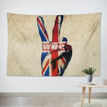 

THE WHO Music Band Team Logo Cloth Poster Banners Four-Hole Flag Dormitory Bedroom Wall Decoration