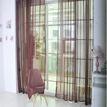 

European and American style white Window Screening Tulle Door Curtains Drape Panel Sheer Tulle For Living Room Modern Design
