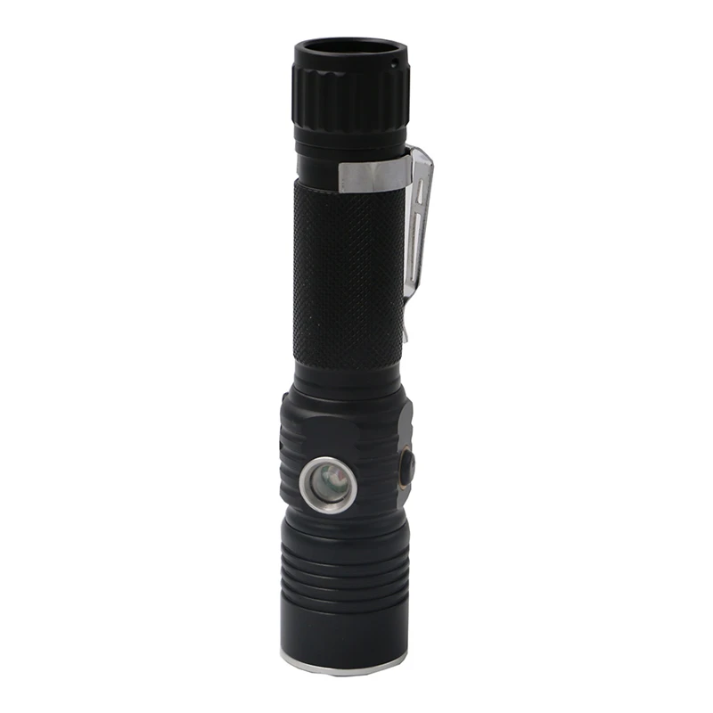 AIMIHUO Cree XML-T6 LED Flashlight USB Charging UV Flashlight Waterproof Light LED Torch T6 Lamp For Rechargeable 18650 Battery (4)