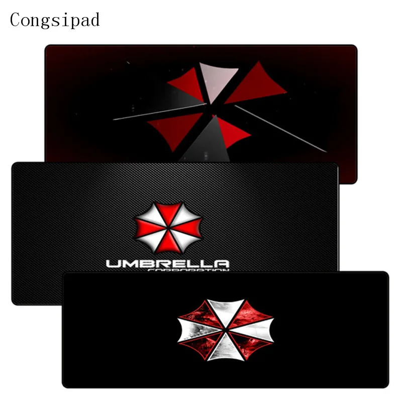 

Congsipad Umbrella Logo Gaming Mouse Pad Large Locking Edge Mousepad Mat For LOL Dota2 CS WOT Mouse Mice Pad For Game Player