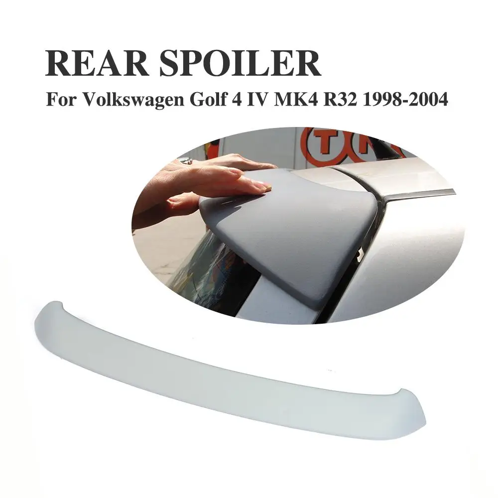 Для Volkswagen VW Golf 4 IV MK4 standard и R32 1998 2004 задний спойлер на крышу окна PU Неокрашенный