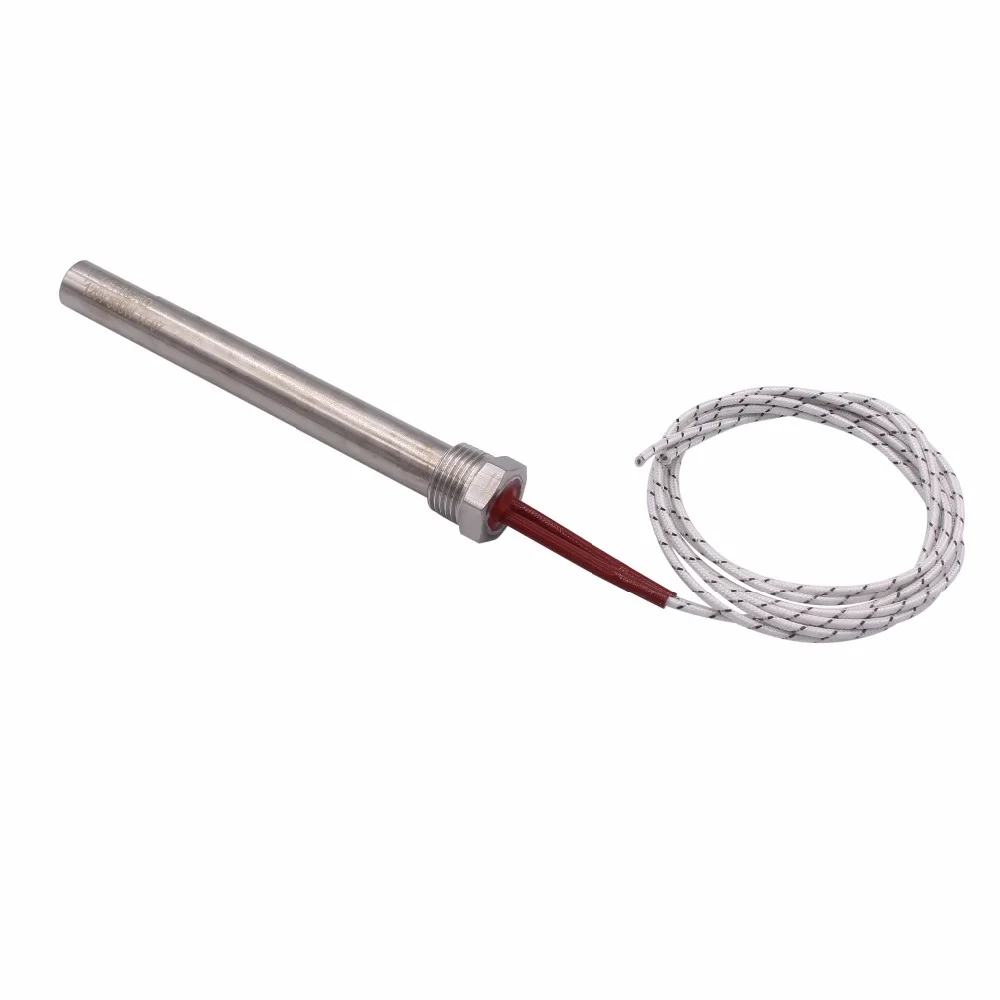 DERNORD 120v Cartridge Heater with 1/2'' Thread 240v Hot Rod Heater SUS304 Immersion  Heating Element 0.5kw/0.75kw/1kw/1.5kw/2kw - AliExpress