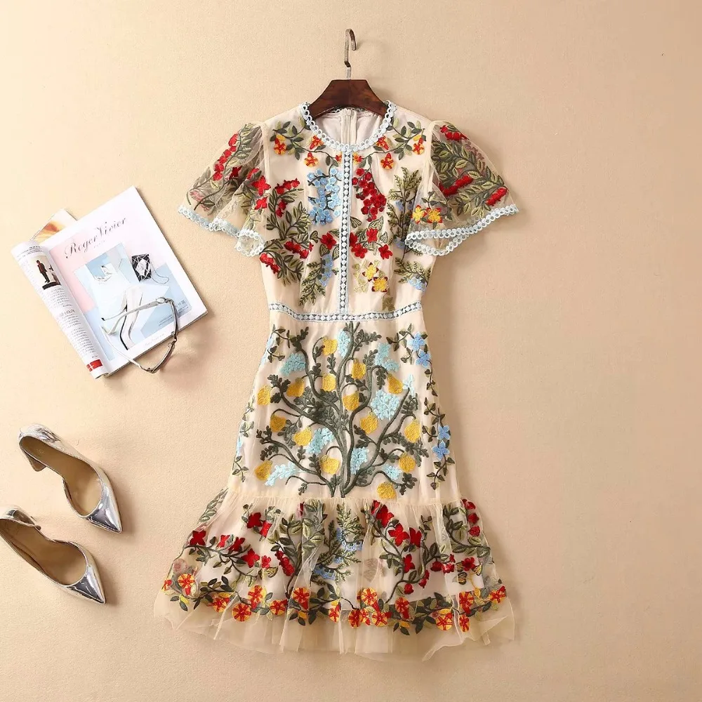 

BH03921 High quality New Fashion Women 2019 spring Dress Luxury Brand European Design party style dress