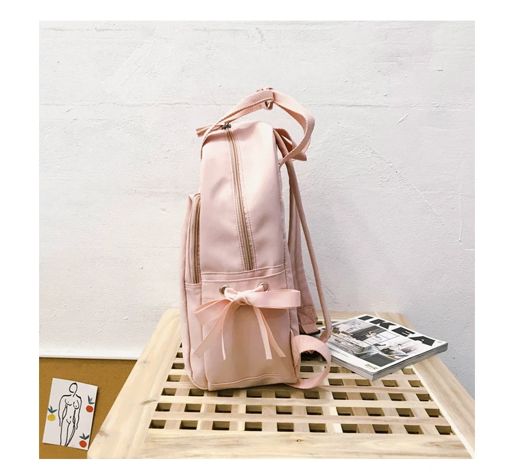 Menghuo Fashion Backpack Women Cute Bow Backpacks for Teenager Girls School Bags Mochilas Feminina Rucksack Mochilas Mujer 2018_35_25